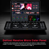 Blackmagic Design DaVinci Resolve Micro Color Panel (Black) with Charge Cable Bundle