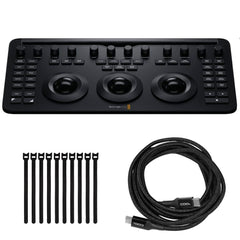 Blackmagic Design DaVinci Resolve Micro Color Panel (Black) with Charge Cable Bundle