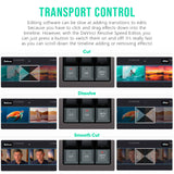 Blackmagic Design DaVinci Resolve Speed Editor with Cable and Focus Camera Ties (10-Pack) Bundle