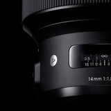 Sigma 14mm f/1.8 DG HSM ART Lens for Sony DSLR Cameras with 11 Lens Mount Converter Bundle