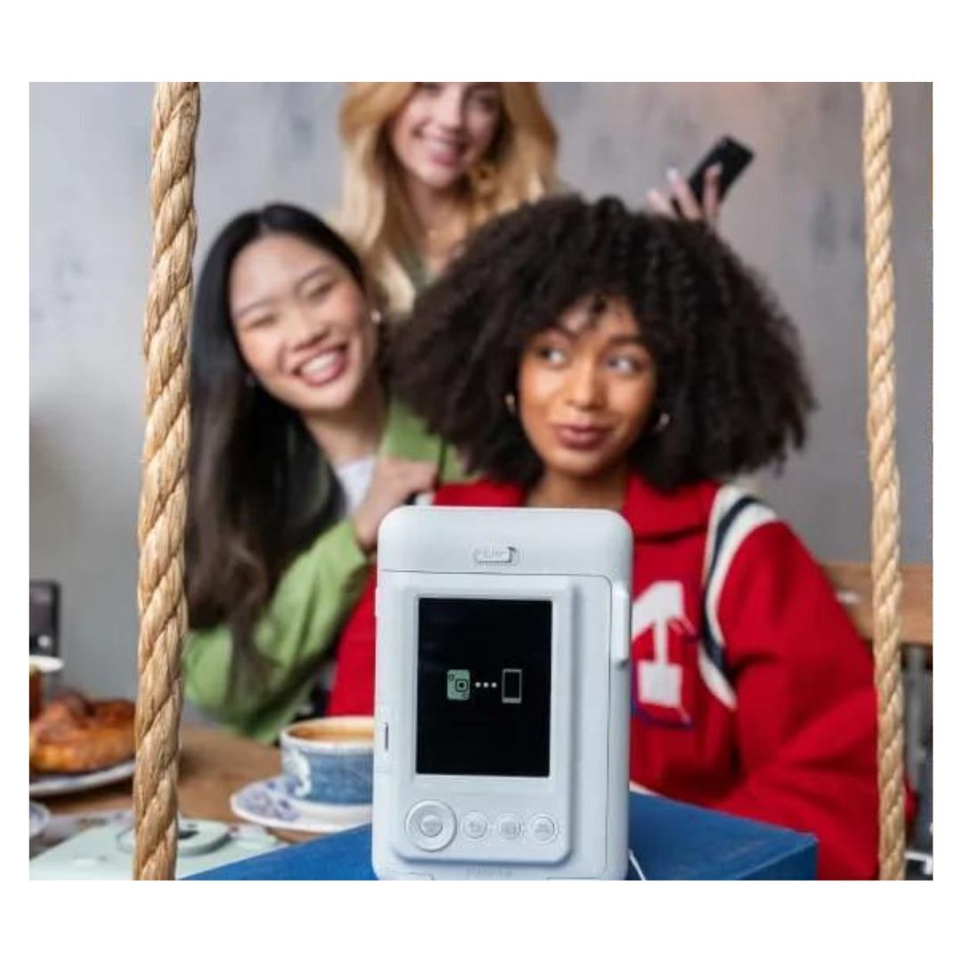 Fujifilm Instax Mini LiPlay Hybrid Instant Camera and Smartphone Printer (Misty White)