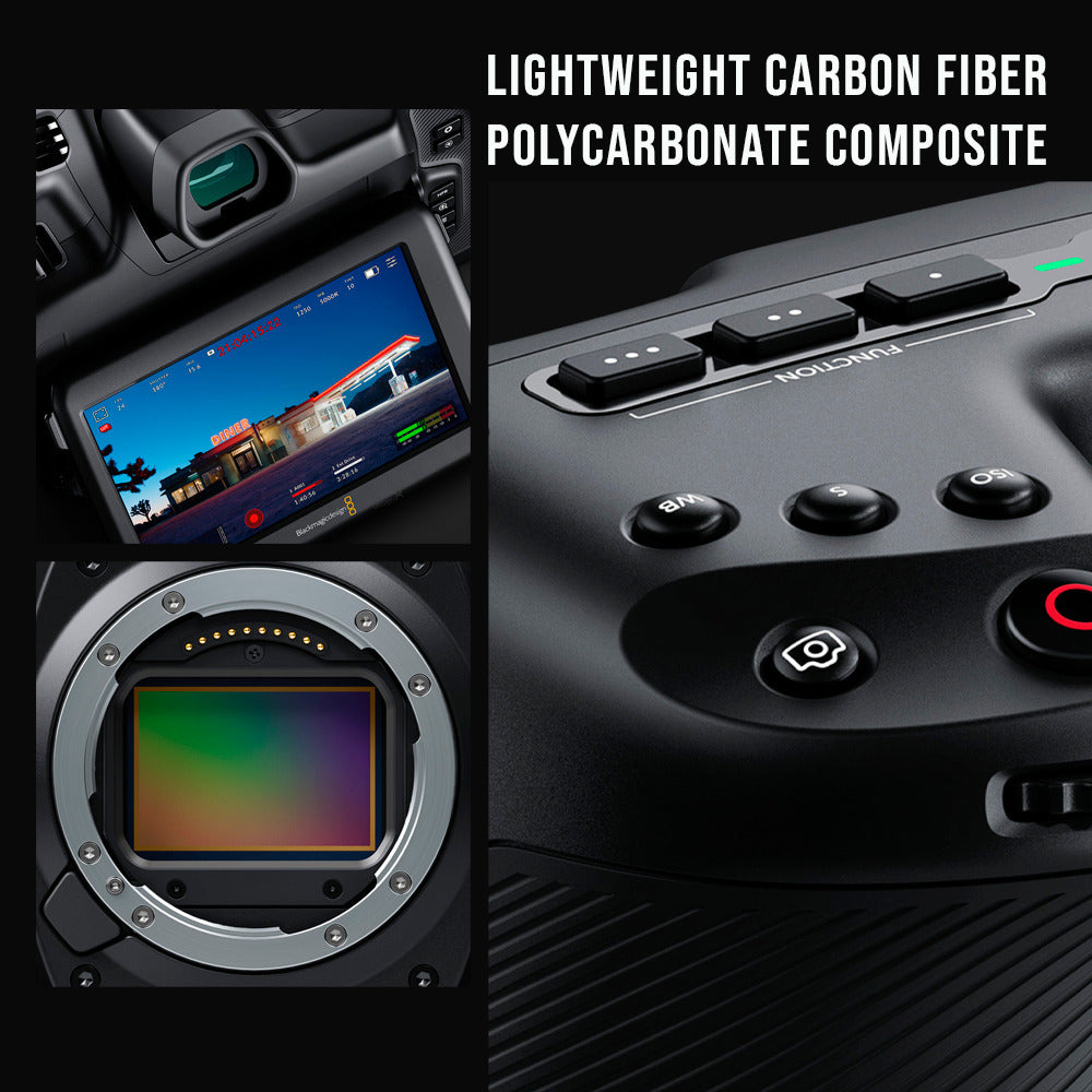 Blackmagic Design Cinema Camera 6K with 24-70mm f/2.8 DG DN Art Zoom Full Frame L-Mount Lens Bundle