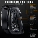 Blackmagic Design Cinema Camera 6K with 24-70mm f/2.8 DG DN Art Zoom Full Frame L-Mount Lens Bundle