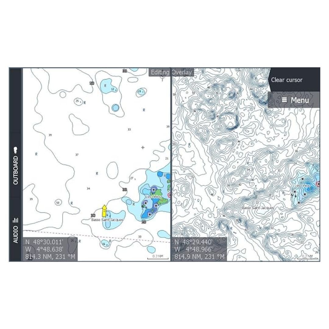 C-MAP Discover microSD North America Lakes US and Canada Map Card for Marine GPS Navigation (Black)