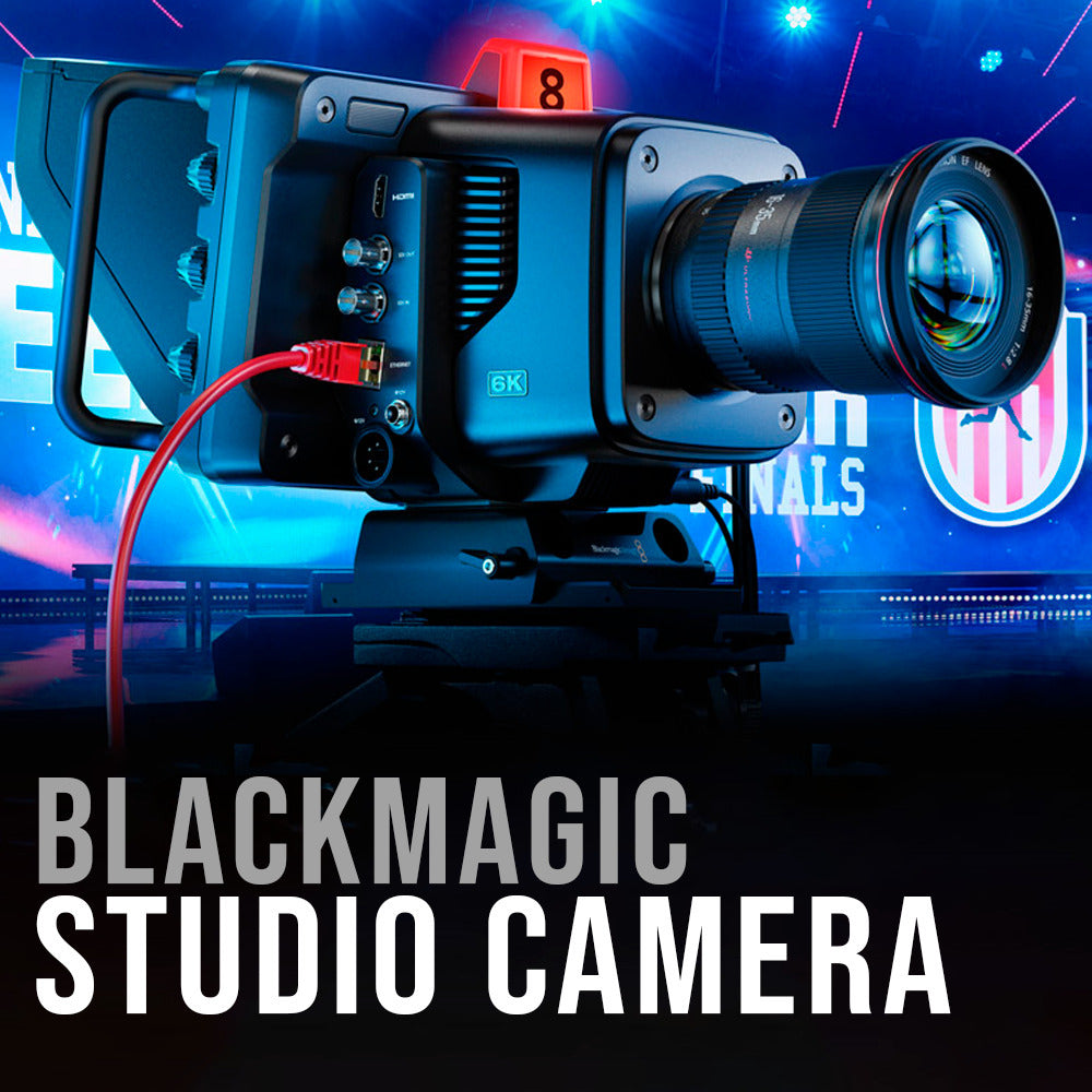 Blackmagic Design Studio Camera 4K Plus G2 with HDMI Cable and SDI Video Cable (BNC to BNC) Bundle