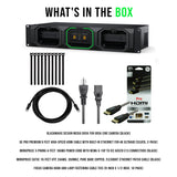 Blackmagic Design Media Dock for Ursa Cine with HDMI Cable and Black Power Cord (2-Pack) Bundle