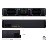 Blackmagic Design Media Dock for Ursa Cine with HDMI Cable and Black Power Cord (2-Pack) Bundle