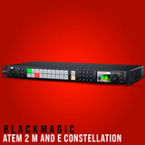 Blackmagic Design ATEM 2 M and E Constellation 4K Live Production Switcher Bundle