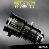 DZOFilm Pictor Zoom 20-55mm T2.8 Super 35 Parfocal Lens (PL Mount and EF Mount) Bundle