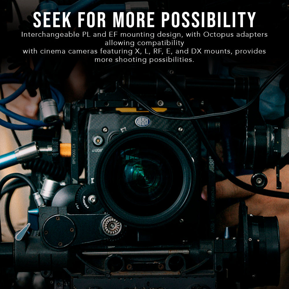 DZOFilm Pictor Zoom 20-55mm T2.8 Super 35 Parfocal Lens (PL Mount and EF Mount) Bundle