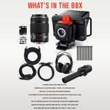 Blackmagic Design Studio Camera 4K Plus G2 with ASPH Lens (Black) and Zoom Demand Bundle