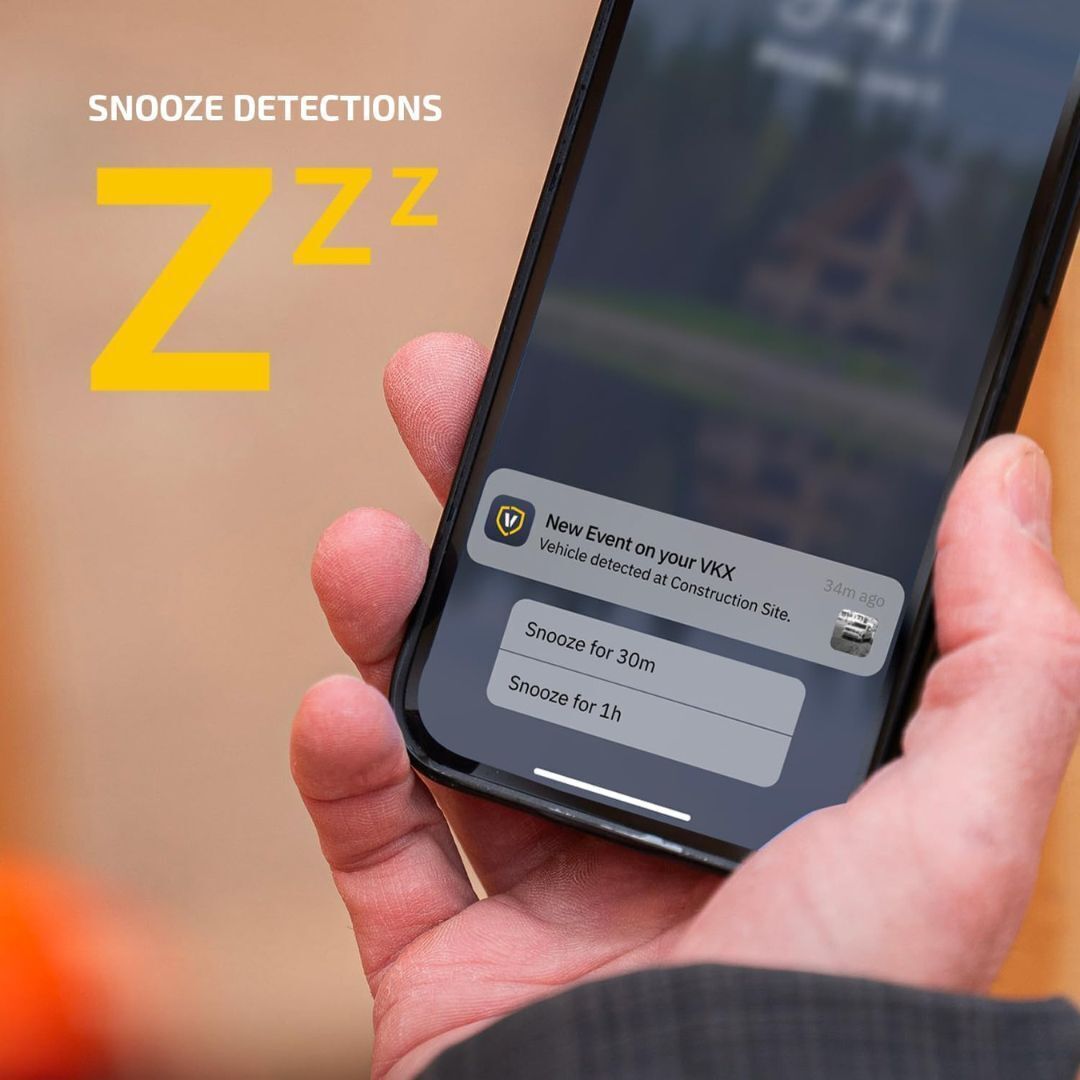 Vosker VKX Solar Powered LTE Mobile Security Camera with 4G-LTE Connectivity and Night Vision