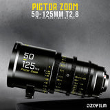 DZOFilm Pictor Zoom 50-125mm T2.8 Super 35 Parfocal Lens (PL Mount and EF Mount) Bundle