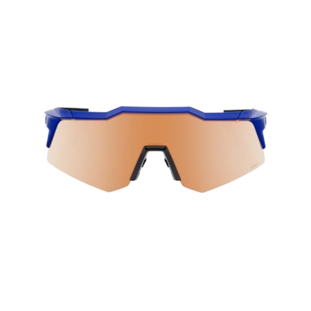 100% Speedcraft XS Sunglasses Cobalt Blue HiPER Copper Lens