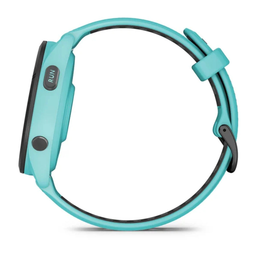 Garmin Forerunner 265 Black Bezel and Aqua Case Smartwatch (Aqua/Black)