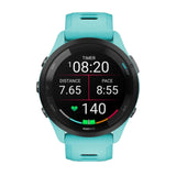 Garmin Forerunner 265 Black Bezel and Aqua Case Smartwatch (Aqua/Black)