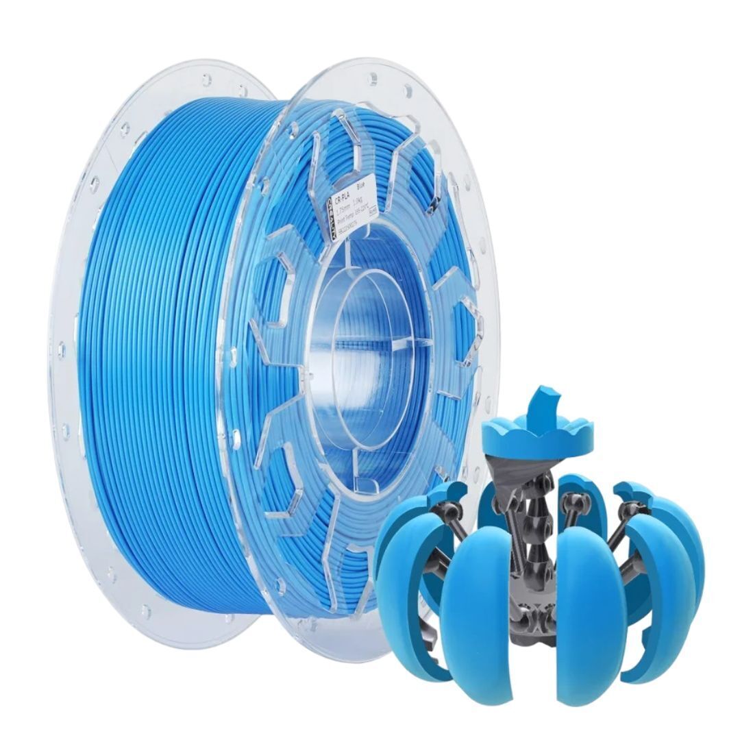 Creality CR 1.75mm PLA 3D Printing Filament for Miniatures, Toys, Decorations, and Tools (1Kg, Blue)