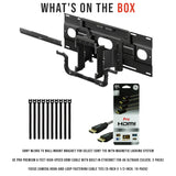 Sony SUWL905 Ultra-Slim TV Wall Mount Bracket for Select Sony TVs with 6-Feet HDMI Cable Bundle