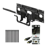 Sony SUWL905 Ultra-Slim TV Wall Mount Bracket for Select Sony TVs with 6-Feet HDMI Cable Bundle