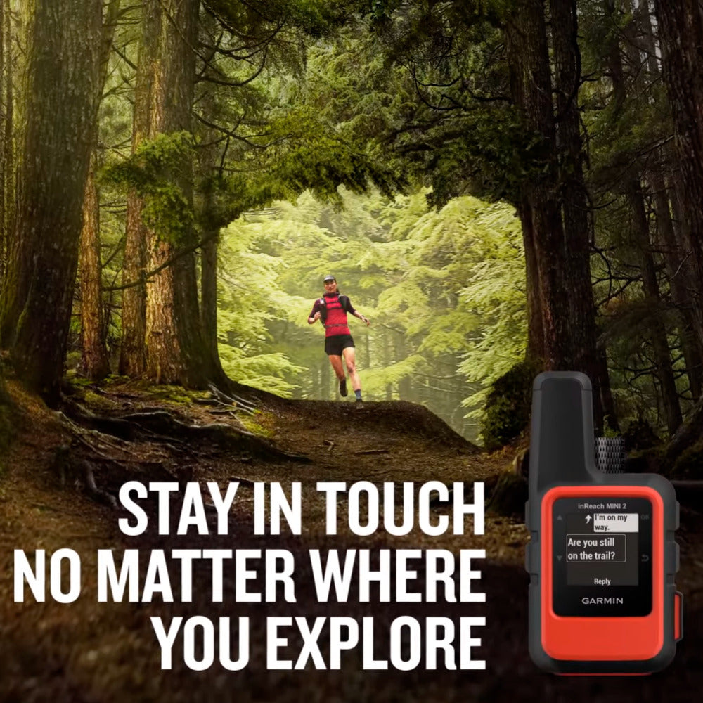 Garmin inReach Mini 2 Satellite Communicator (Red) with Satellite Communicator Accessories Bundle