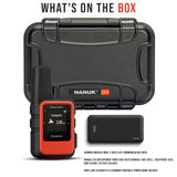 Garmin inReach Mini 2 Satellite Communicator (Red) with Waterproof Hard Case (Black) Bundle