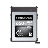 ProGrade Digital 650GB CFexpress 2.0 Type B Cobalt Memory Card for Mirrorless Cameras