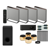 Sony BRAVIA Theater Quad Home Theater Surround Sound System with 4 Wireless Speakers (Gray) Bundle