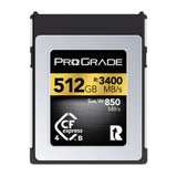 ProGrade Digital 512GB CFexpress 4.0 Type B Gold Memory Card for Mirrorless Cameras
