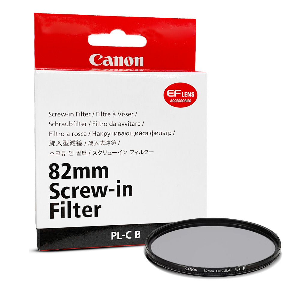 Canon 82mm Circular Polarizer PL-CB Filter for Reduced Polarized Light Reflections