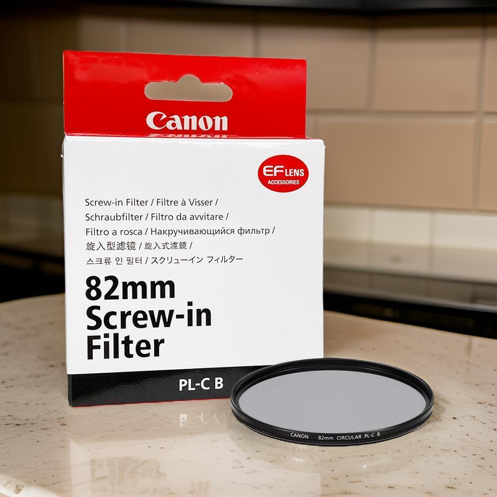 Canon PL-CB 82mm Circular Polarizer Filter for Reduced Light Reflections (Open Box)