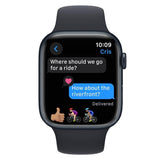 Apple Watch Series 9 GPS 45mm Midnight Aluminum Case with Midnight Sport Band with Blood Oxygen App