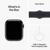 Apple Watch Series 9 GPS 45mm Midnight Aluminum Case with Midnight Sport Band with Blood Oxygen App