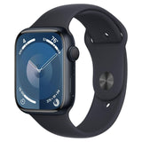Apple Watch Series 9 GPS 45mm Midnight Aluminum Case with Midnight Sport Band with Blood Oxygen App