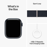 Apple Watch Series 9 GPS 41mm Midnight Aluminum Case with Midnight Sport Loop with Blood Oxygen App