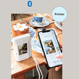 Fujifilm Instax Mini LiPlay Hybrid Instant Camera and Smartphone Printer (Misty White) Bundle