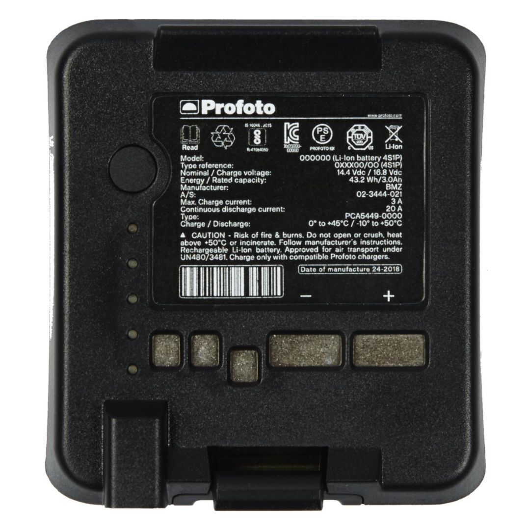Profoto 4S1P Battery for Profoto B10 Series Flashes, Fast Charging (Black) (Certified Refurbished)