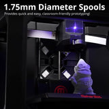MakerBot PLA 3D Printing Filament Large Spool for Replicator+ and 5th Gen 3D Printers (True Black)
