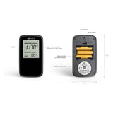 Airthings Corentium Battery-Operated Lightweight Digital Home Radon Detector with LCD Display