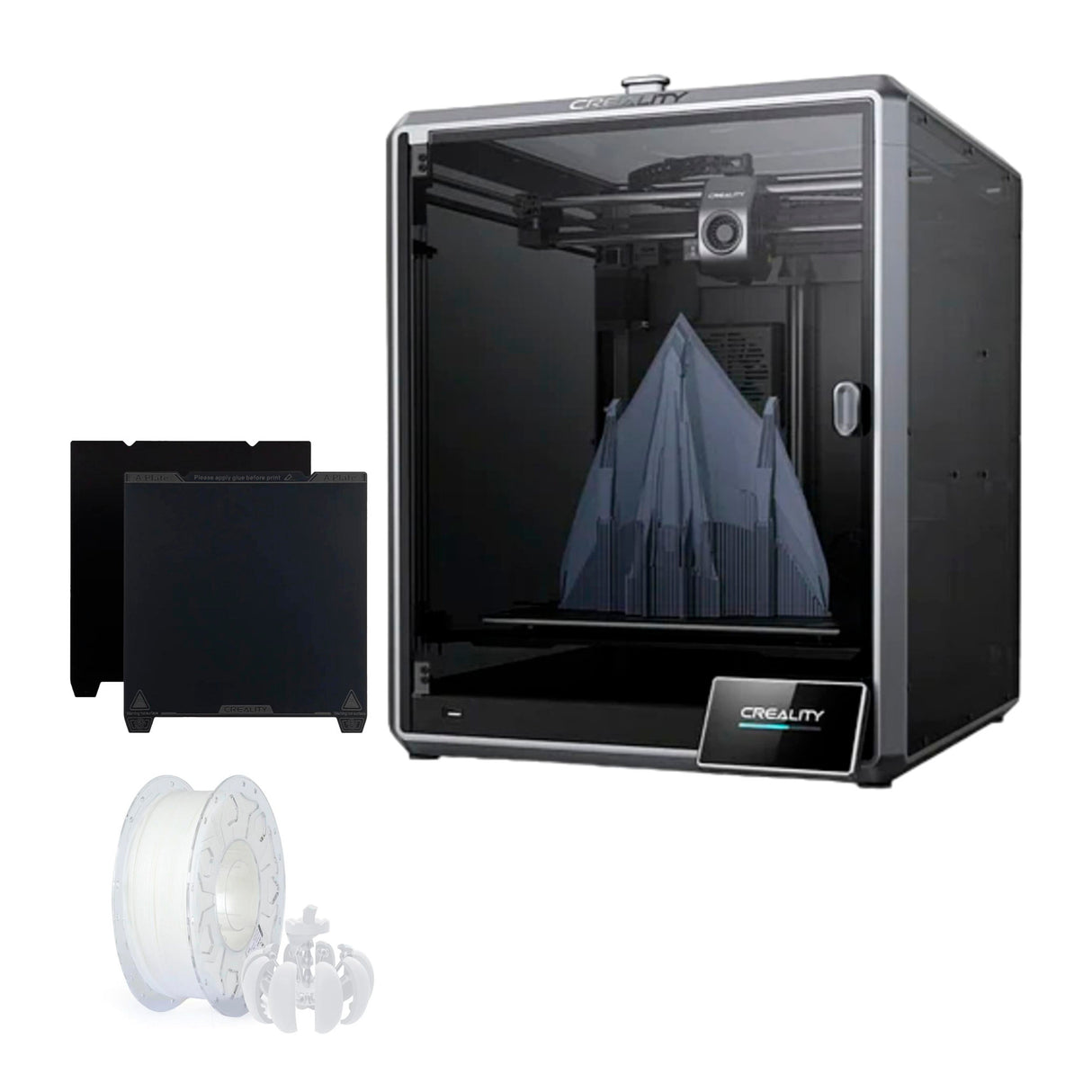 Creality K1 Max 3D Printer with Creality K1 Smooth PEI Build Plate Bundle