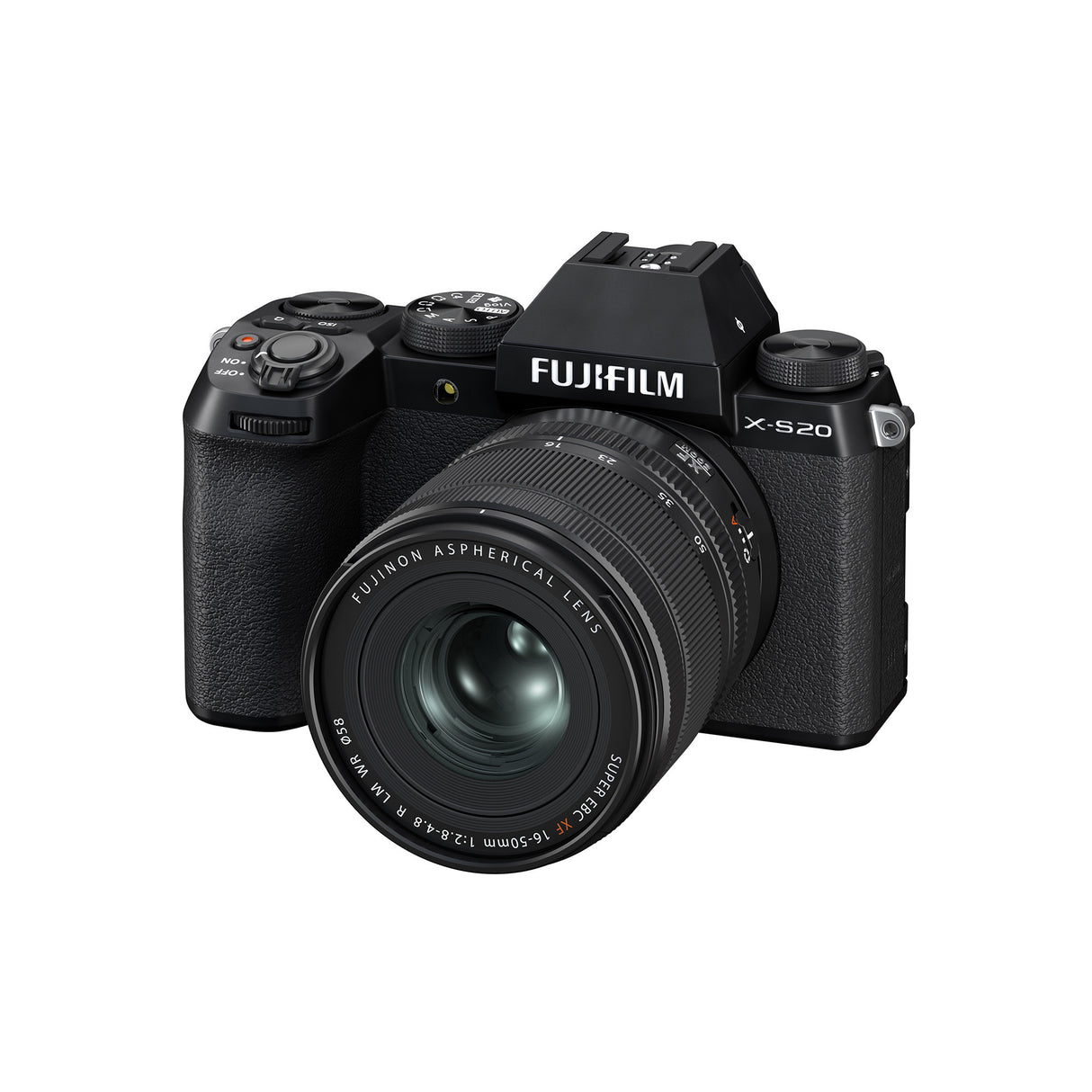 Fujifilm X-S20 Camera Body with FUJINON XF16-50mm F2.8-4.8 R LM WR Compact Lens Kit (Black)
