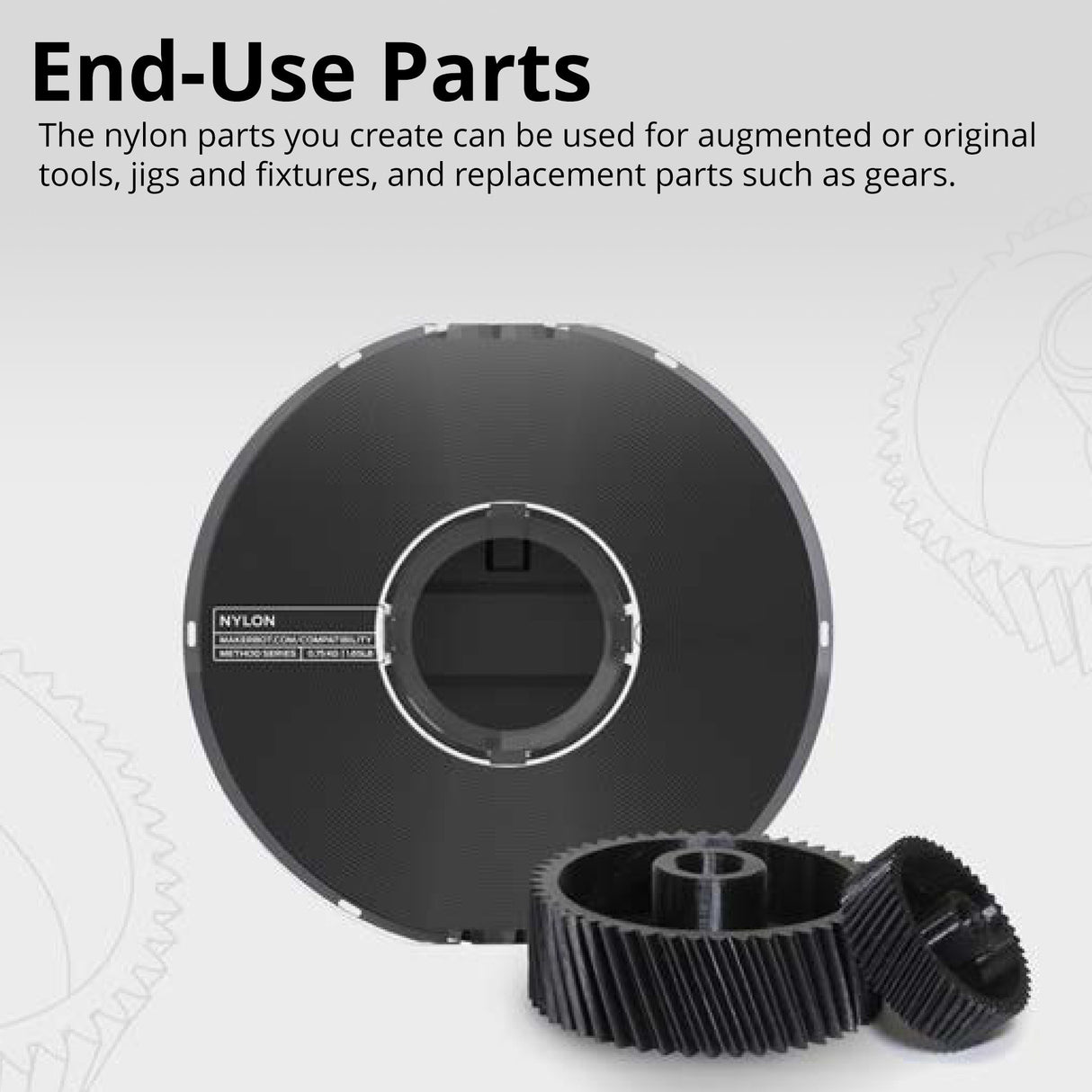 MakerBot 375-0033A METHOD Nylon Filament for METHOD 3D Printer (Black, 1.54Lb)