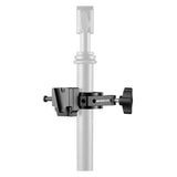 Westcott V-Mount Battery Clamp with Rubber-Padded Jaws and Durable, Compact Design (Black)