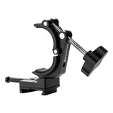 Westcott V-Mount Battery Clamp with Rubber-Padded Jaws and Durable, Compact Design (Black)