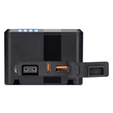 Westcott MV95 Mini V-Mount 14.8V Li-Ion Battery with USB-C, USB-A, and D-Tap Ports (95Wh, Black)