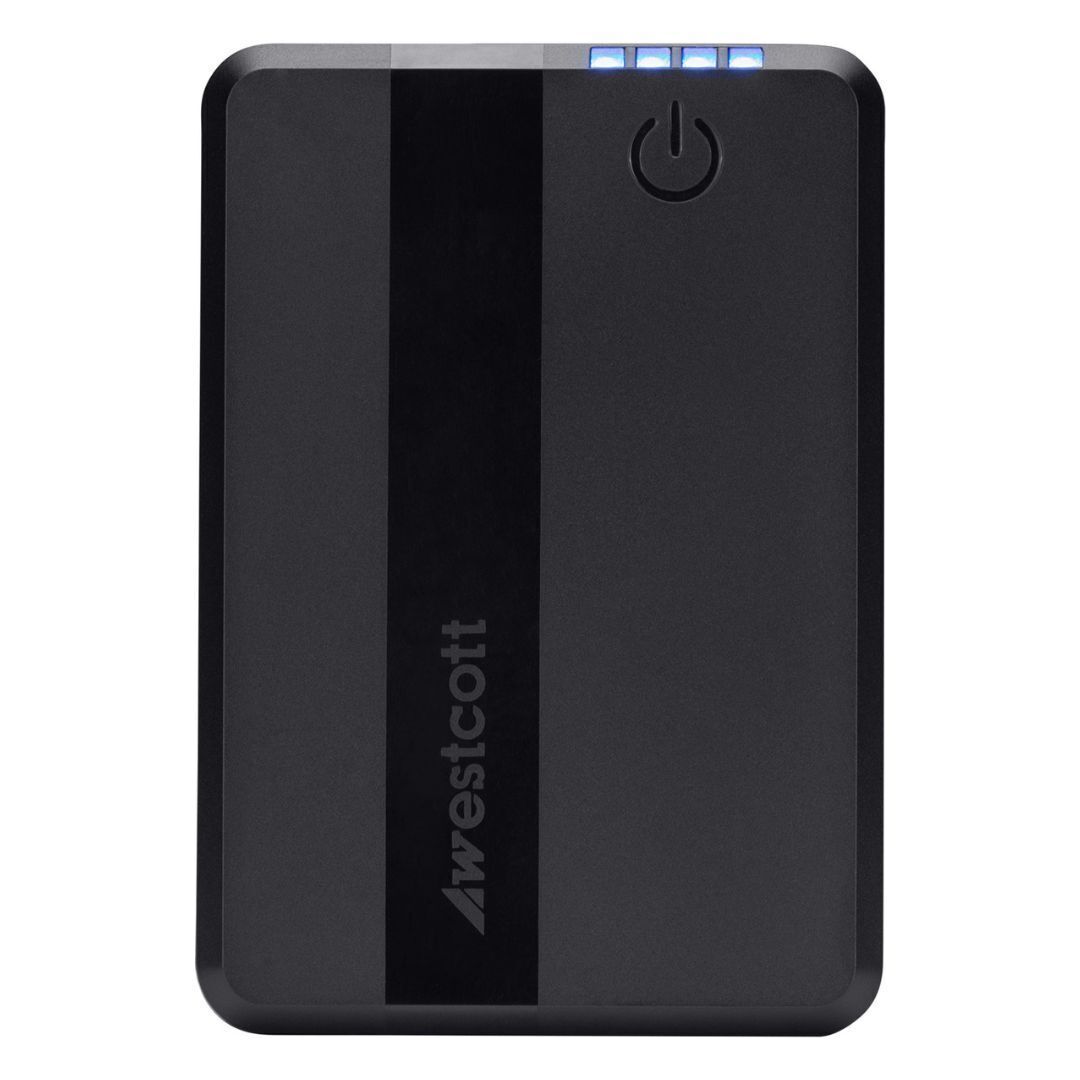 Westcott MV95 Mini V-Mount 14.8V Li-Ion Battery with USB-C, USB-A, and D-Tap Ports (95Wh, Black)
