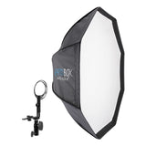 Westcott Rapid Box Switch Bundle with Octa-M Light Modifier for Round Head Speedlite Insert (Black)