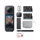Insta360 X5 360 Action Camera Essentials Bundle with 128GB Micro Memory Card