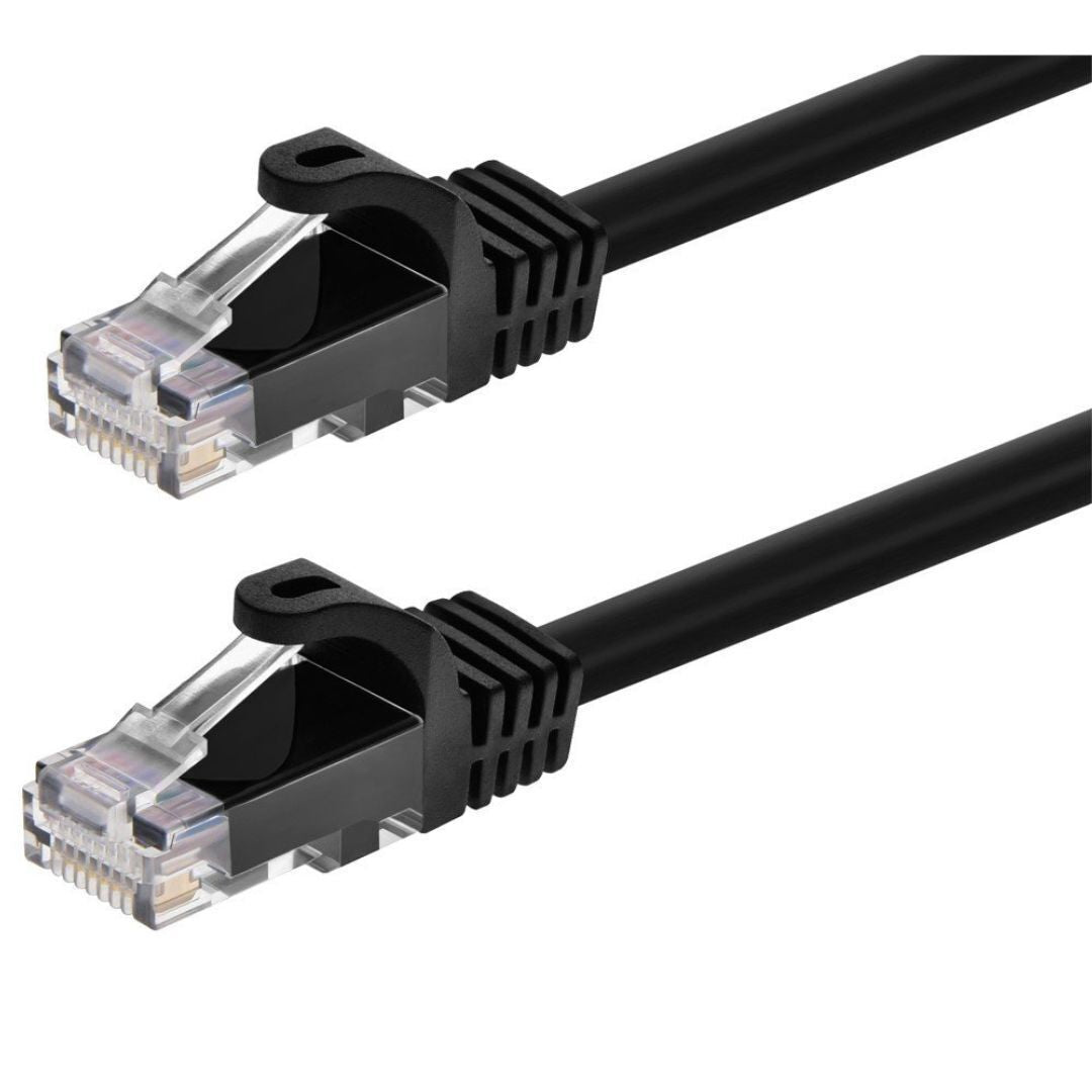 Monoprice Flexboot Series UTP Cat6 Ethernet Patch Cable with 24AWG and 550MHz (100-Feet, Black)