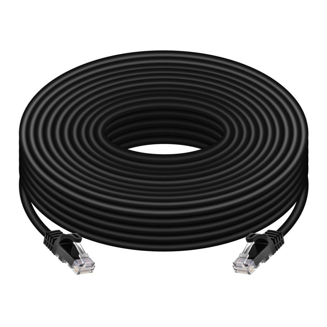 Monoprice Flexboot Series UTP Cat6 Ethernet Patch Cable with 24AWG and 550MHz (100-Feet, Black)