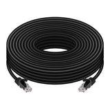Monoprice Flexboot Series UTP Cat6 Ethernet Patch Cable with 24AWG and 550MHz (100-Feet, Black)